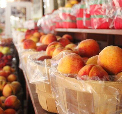 Photo Grilled peaches